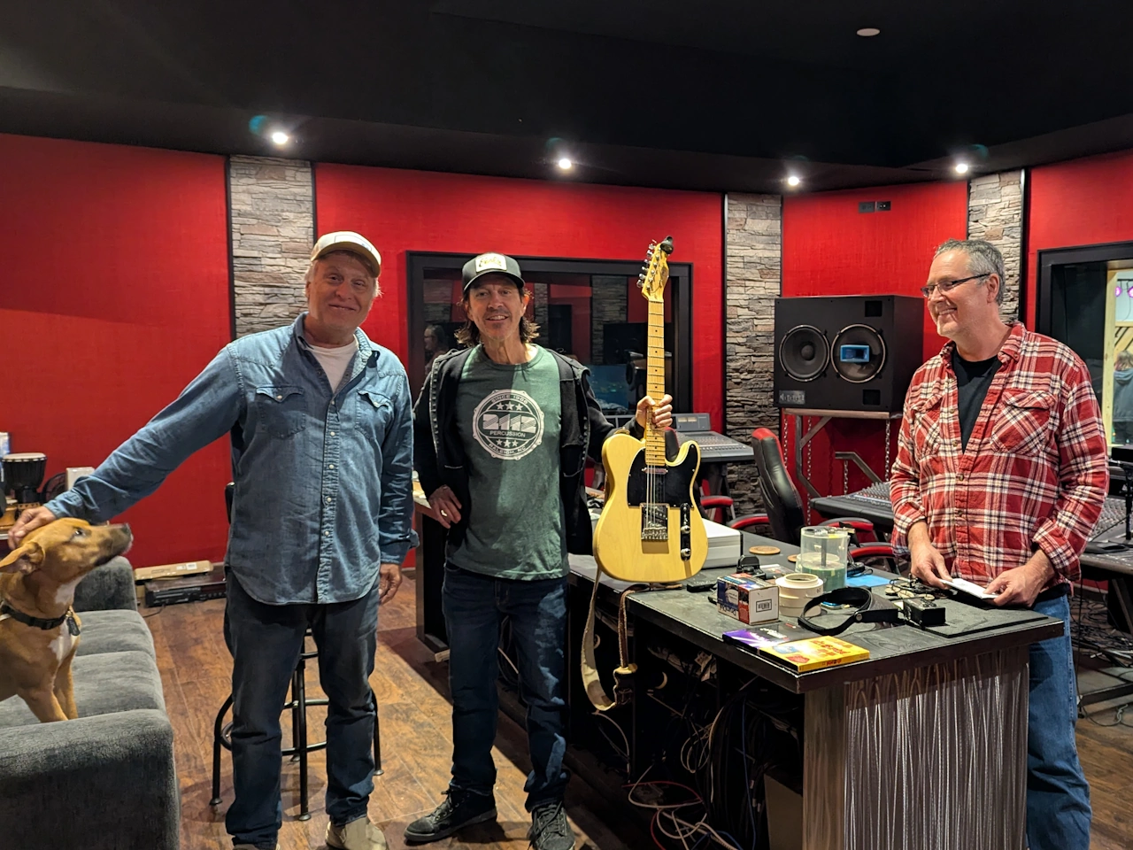 Do happy people record at Wallbanger Studios or does recording at Wallbanger Studios make happy people?